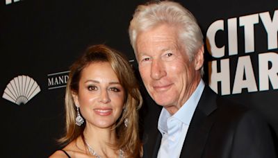 Richard Gere, 74, hasn't aged a day as he cuddles glam wife Alejandra, 41