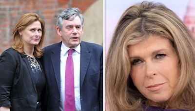 Kate Garraway sends support to Gordon Brown's wife after 'scary' hospital dash