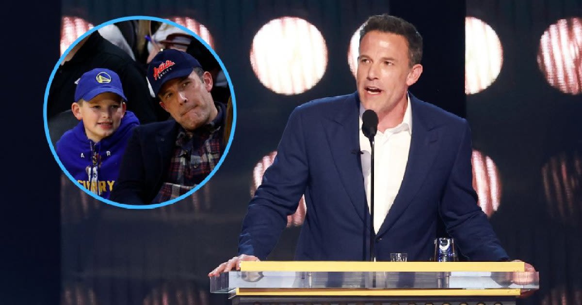 Ben Affleck Spotted With Son Samuel After Fans Question His Plastic Surgery at Tom Brady Roast