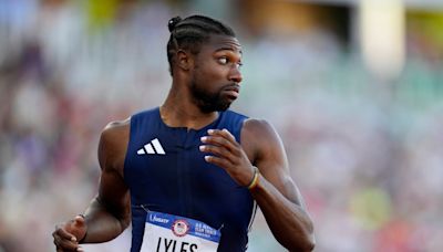 Lyles wins 200 meters to keep hope of Olympic sprint double alive for Paris