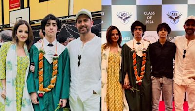 Hrithik Roshan and Sussanne Khan celebrate as their son Hrehaan graduates from Berklee College of Music, US