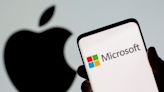 Microsoft and Apple neck and neck in race to be world’s most valuable company