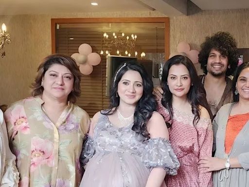 In Pics: Kannada Actress Harshika Poonacha's Baby Shower - News18