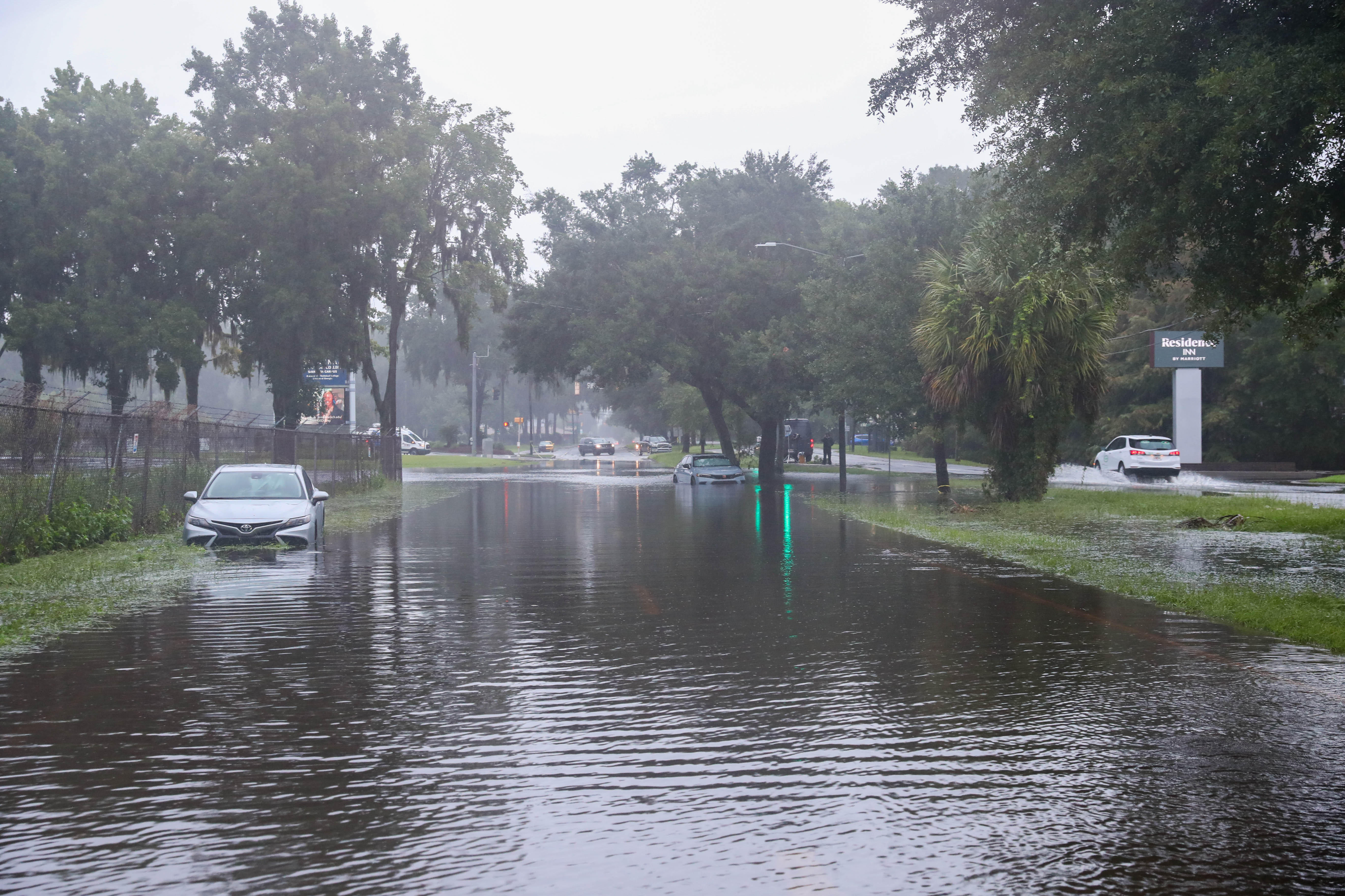 Debby dumps 8 inches of rain on Savannah; storm surge risk 'probably about over'