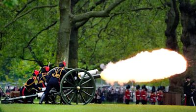 King Charles III's coronation anniversary marked by gun salutes