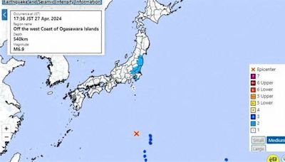 M6.9 earthquake hits south of Tokyo, no tsunami threat