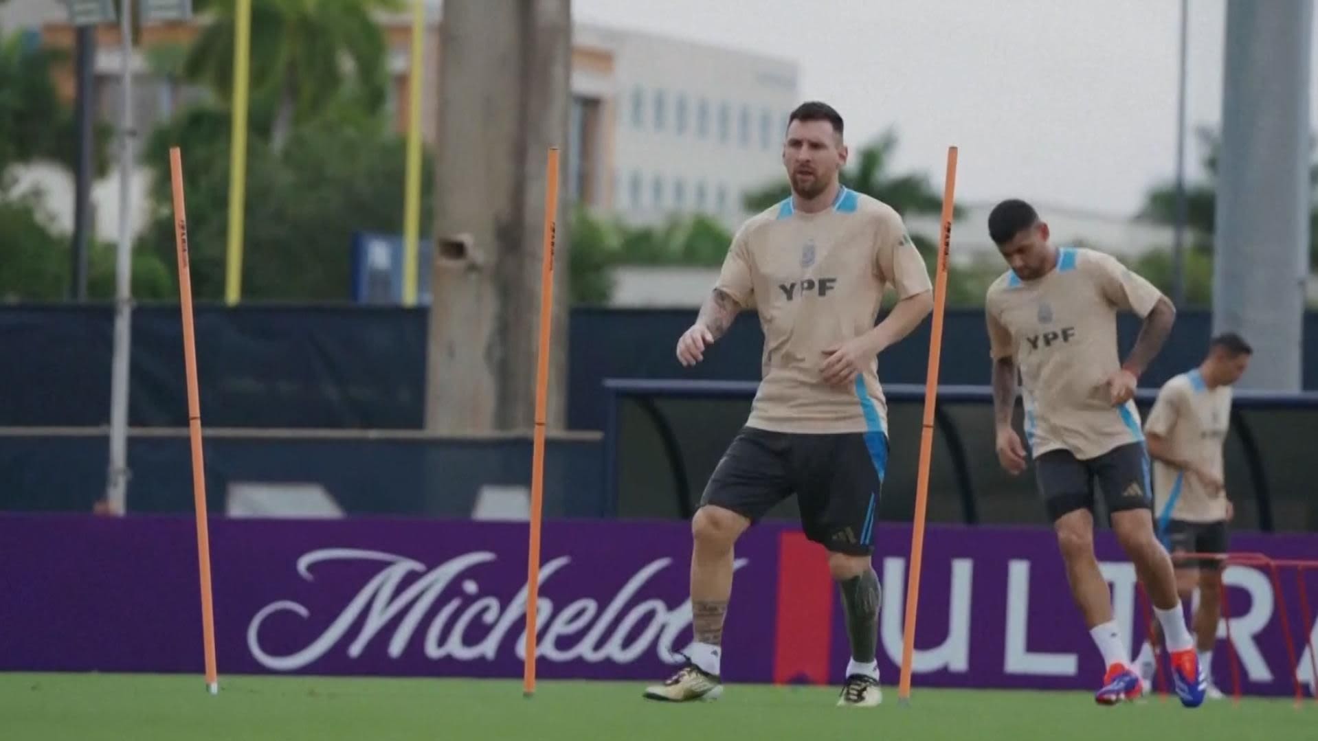 Messi back in training ahead of Copa América QF