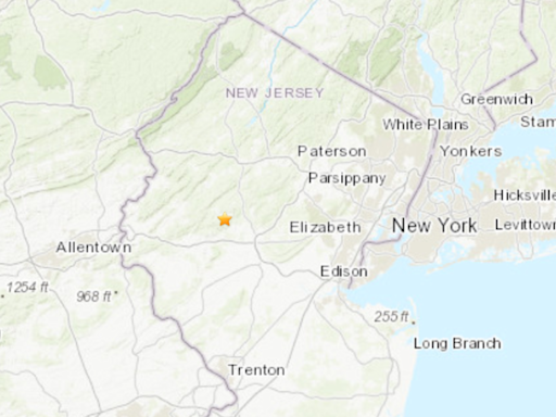 Earthquake rattles New Jersey: USGS