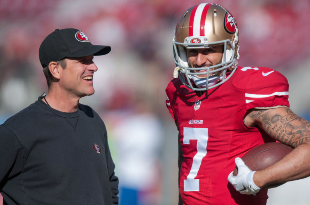 Chargers' Jim Harbaugh Made Shocking, Unique Offer to Colin Kaepernick to Join Team