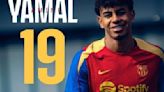 Barcelona anuncia que Yamal usará número que pertencia a Vitor Roque