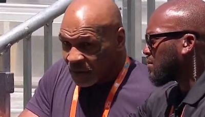 El video del incómodo momento que vivió Mike Tyson en el Miami Open