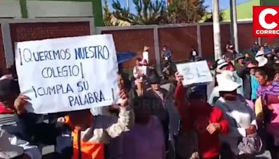 Huancayo: Entrega de la I.E Mariscal Castilla se retrasa por 10 días más