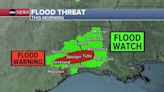 Severe thunderstorm watch in effect in parts of Texas, Louisiana, as rain soaks region