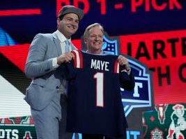 New England Patriots sign 1st-round draft pick, QB Drake Maye, to contract
