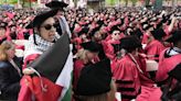 Protestas en la ceremonia de graduación de Harvard