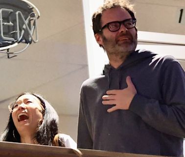 Ali Wong and boyfriend Bill Hader seen laughing on date night during rare outing