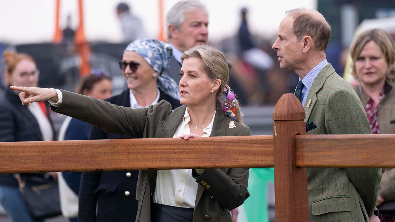 Sophie, Duchess of Edinburgh, and Prince Edward Check Out the Bar at the Royal Windsor Horse Show