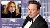 Elon Musk asks J.K. Rowling to move on from posting trans hot takes on X — but ‘heartily agrees’ with author