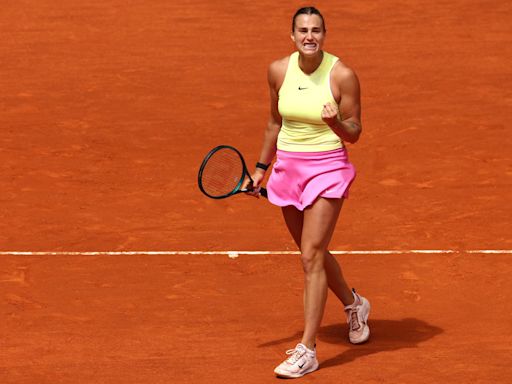 Madrid: Aryna Sabalenka survives big scare in opener, Elena Rybakina safely through