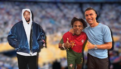 Watch: Kevin Durant Has Hilarious Reaction to IShowSpeed Asking Him to Recreate Cristiano Ronaldo’s Iconic Suiii Celebration