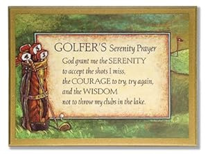 Golfer's Serenity Prayer