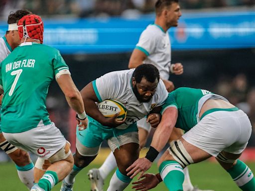 South Africa vs Ireland LIVE rugby: Latest score as Springboks fight back to lead brutal battle