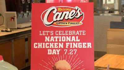 How to get a free piece of meat on Raising Cane's National Chicken Finger Day July 27 - KYMA