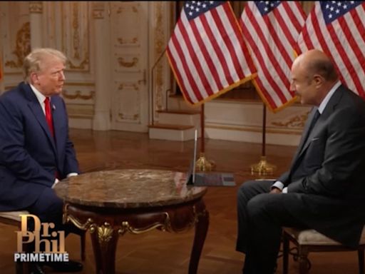 Dr Phil repeats Trump’s lies in interview as ex-president claims Biden is being ‘controlled’: Live updates