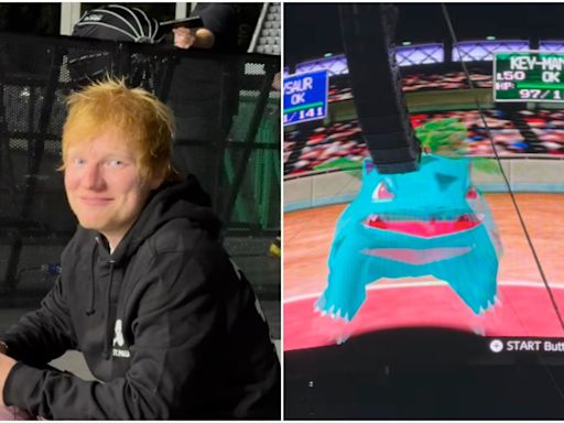 Ed Sheeran fans in hysterics after singer shares Pokemon Stadium clip: ‘Harry Styles said the same thing’