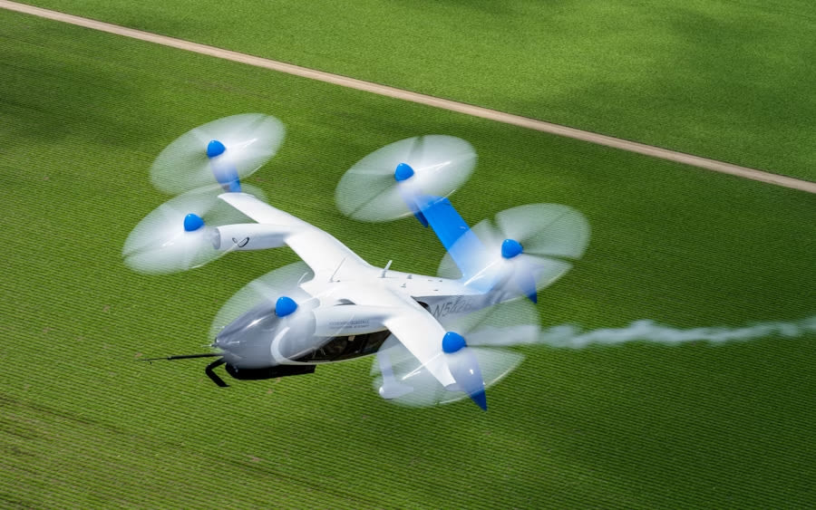 Joby Aviation says it completed a 523-mile test flight of a hydrogen-powered air taxi