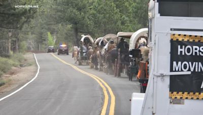 75th annual Wagon Train over Sierra reenacts 'Great Western Migration'