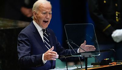 Joe Biden uses his final UN speech to warn against all-out war in Middle East