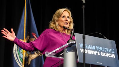 'Michigan, we need you': First lady Jill Biden tells Detroit crowd women's rights at stake in election