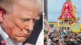 'Jagannath returned favor to Donald Trump by saving his life': ISKCON official recalls ex-President's big help for New York Ratha Yatra