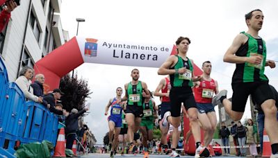 La III Milla Urbana de Llanera atrae a campeones: Laura Fernández y Jaime Bueno vencen en la categoría Élite