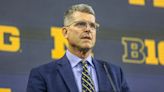 Jim Harbaugh asked about NCAA suspension at Big Ten media days