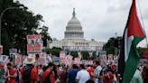 Benjamin Netanyahu habla ante el Congreso de EEUU en medio de protestas masivas en Washington DC