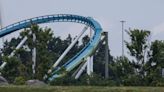 New column installed on Fury 325 roller coaster at Carowinds to replace damaged one