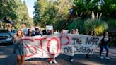 Parents’ rights groups march outside Gavin Newsom’s Fair Oaks home in ‘War on Children’ rally