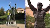 Buff and shine: Iconic Philadelphia Rocky statue gets facelift from routine cleaning