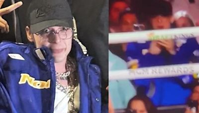 Peso Pluma fue a Las Vegas con El Canelo y las redes reaccionan con MEMES: “Ya se quería agarrar a putaz*s”