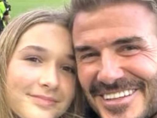 David and Victoria Beckham gush over daughter Harper as she enters teenage years