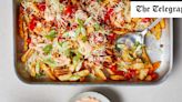 Air fryer loaded sriracha fries recipe