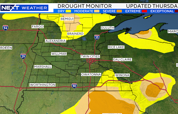 New drought maps shows Minnesota's severely dry conditions are over