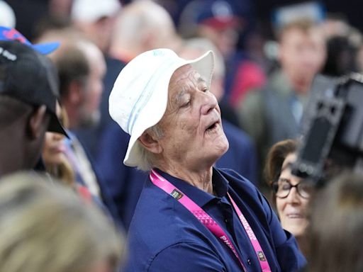 Actor Bill Murray quietly attended Sunday’s K-State-Kansas baseball game
