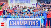 India sweeps Youth and Junior titles at IHF Trophy Handball Championship | Jaipur News - Times of India