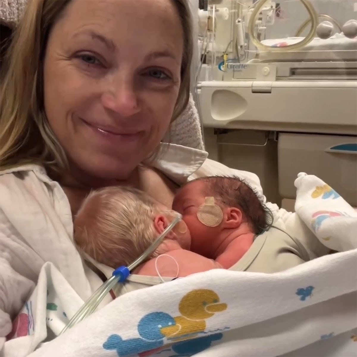 The Bachelor 's Sarah Herron Welcomes Twins One Year After Son's Death