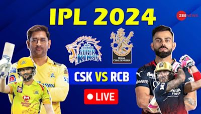 RCB Vs CSK Live Cricket Score and Updates, IPL 2024: Virat Kohli Vs MS Dhoni