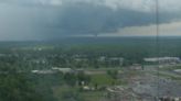 WATCH: Airport camera captures apparent tornado north of Joplin, Mo.