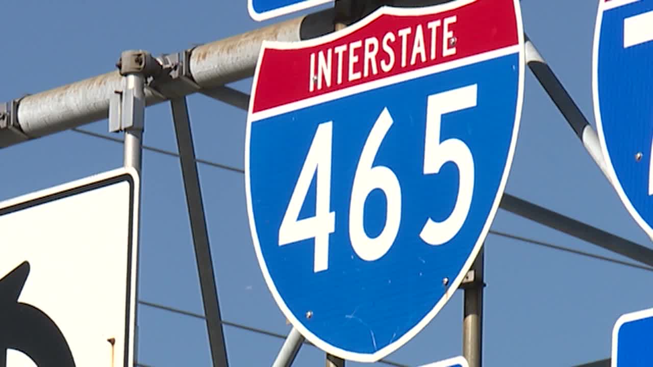 I-465 southbound, multiple ramps closing at the end of the month